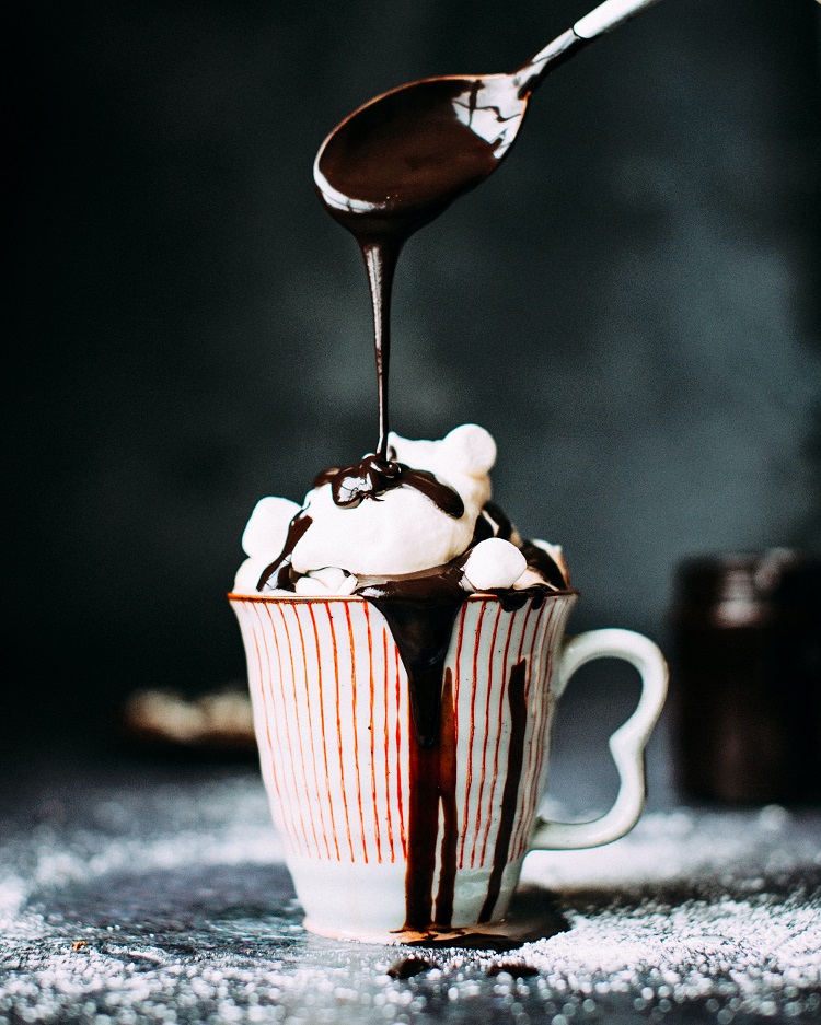 rich boozy hot chocolate