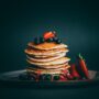 stack of delicious looking pancakes